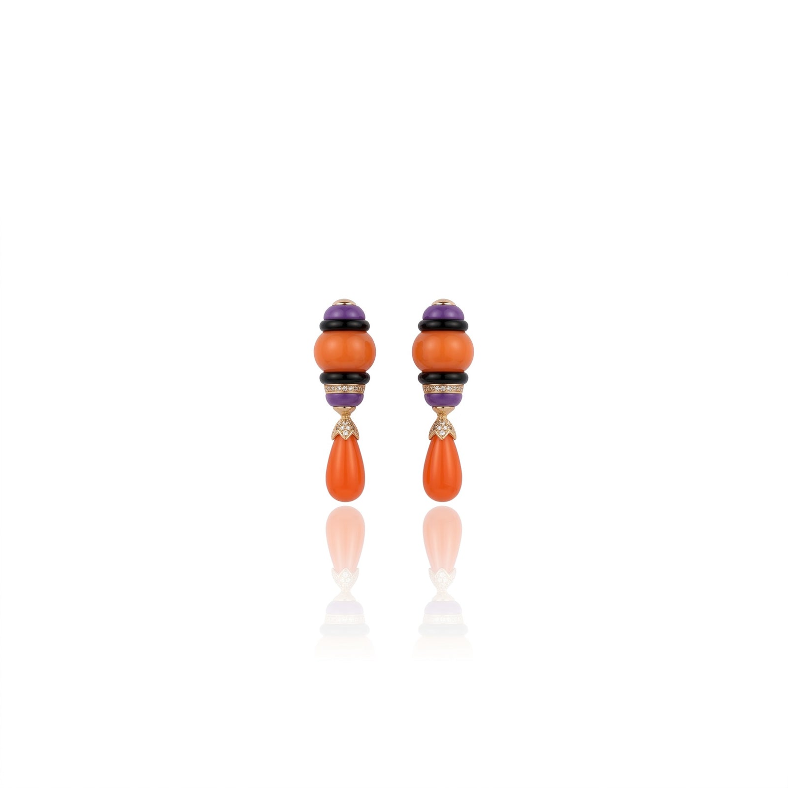 BRINCO QORI CORAL Ouro