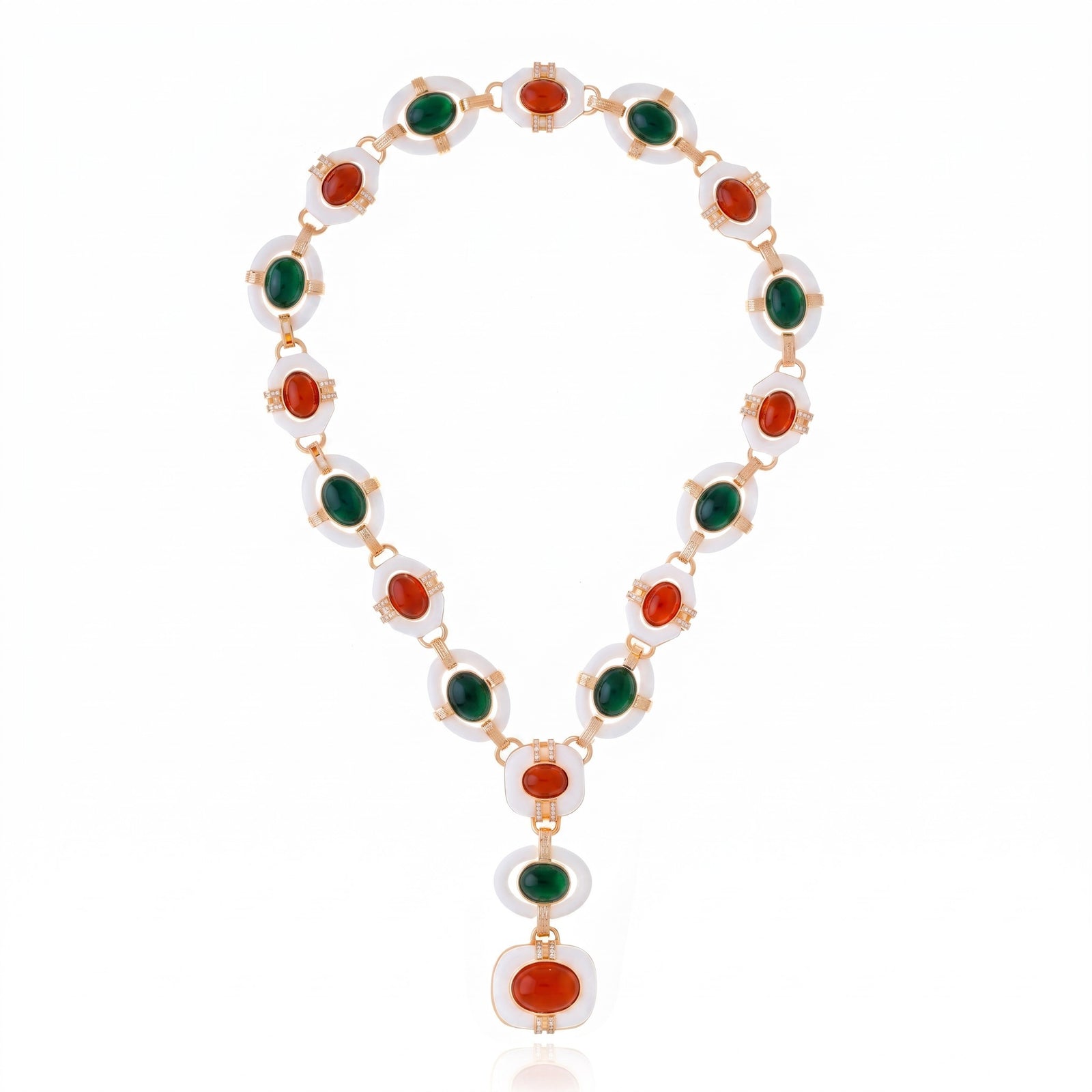 COLAR IMPERATRIZ CORAL Ouro