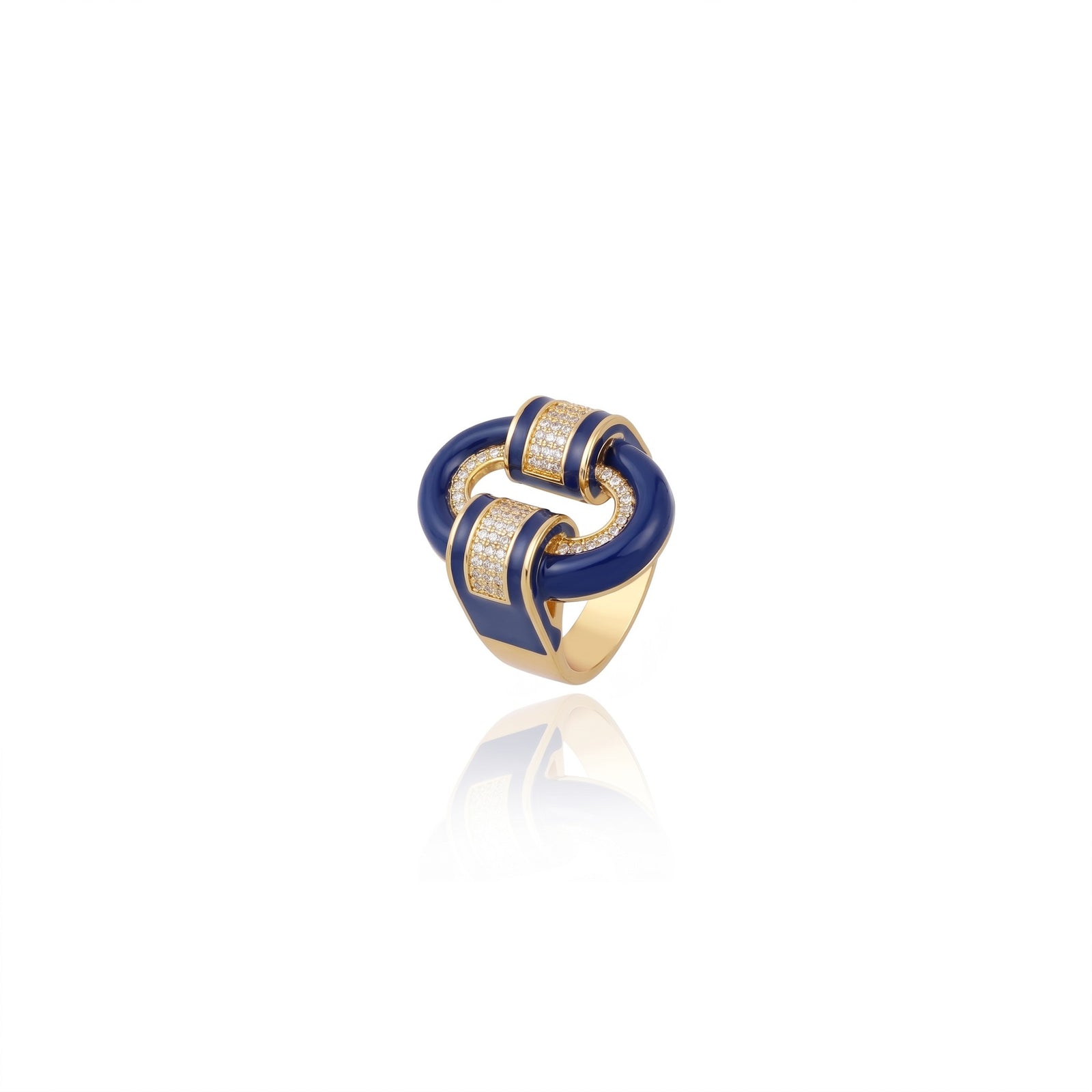 ANEL OURO DOS ANDES AZUL Ouro