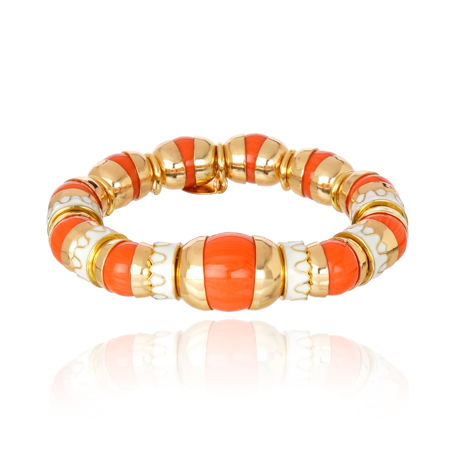 PULSEIRA YOLANDA LARANJA Ouro