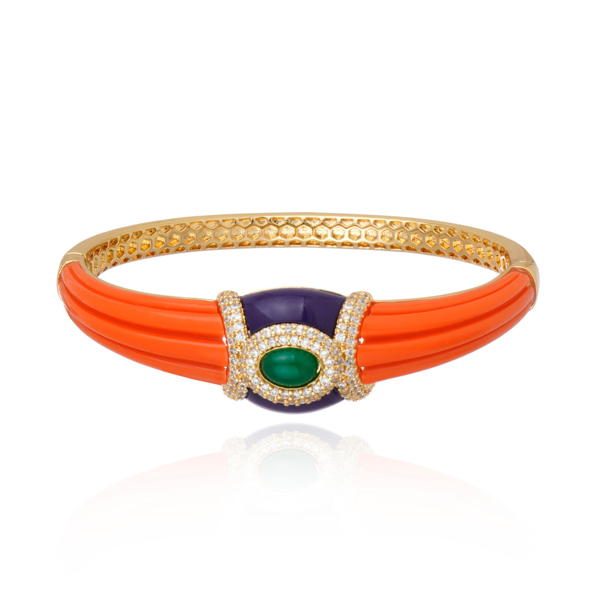 BRACELETE VALE SAGRADO CORAL Ouro