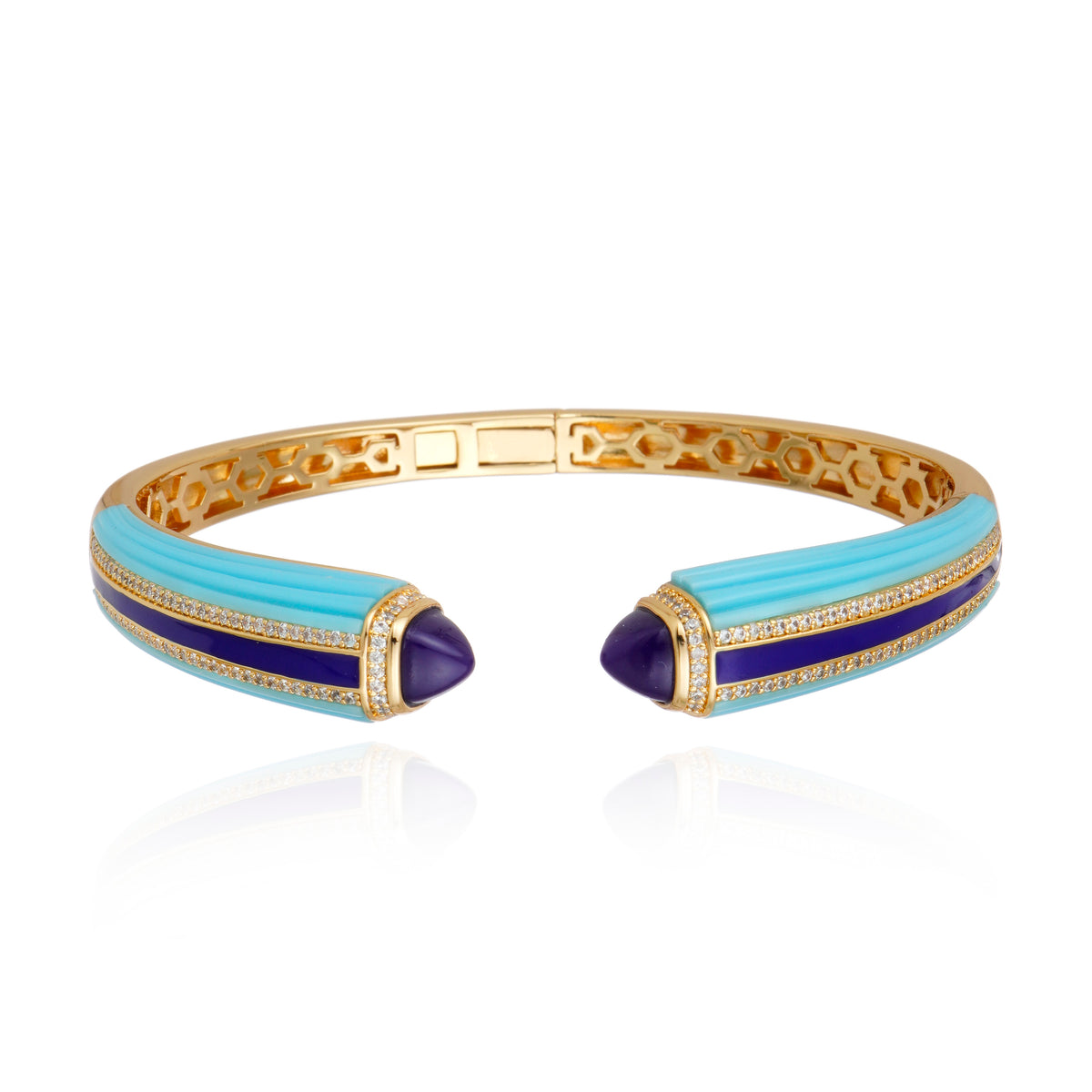 BRACELETE AYLLU TURQUESA Ouro