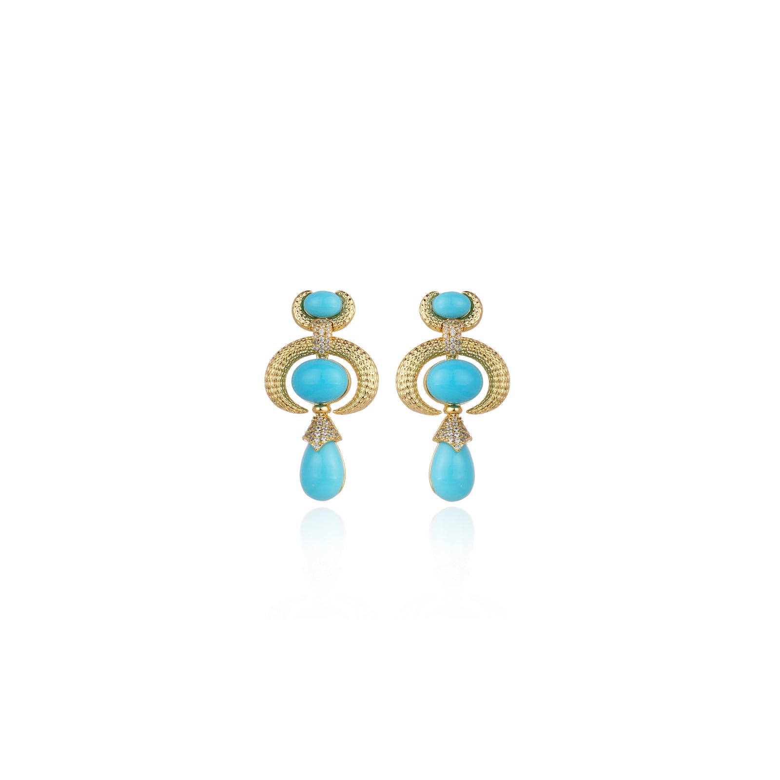 BRINCO VALE SAGRADO TURQUESA Ouro