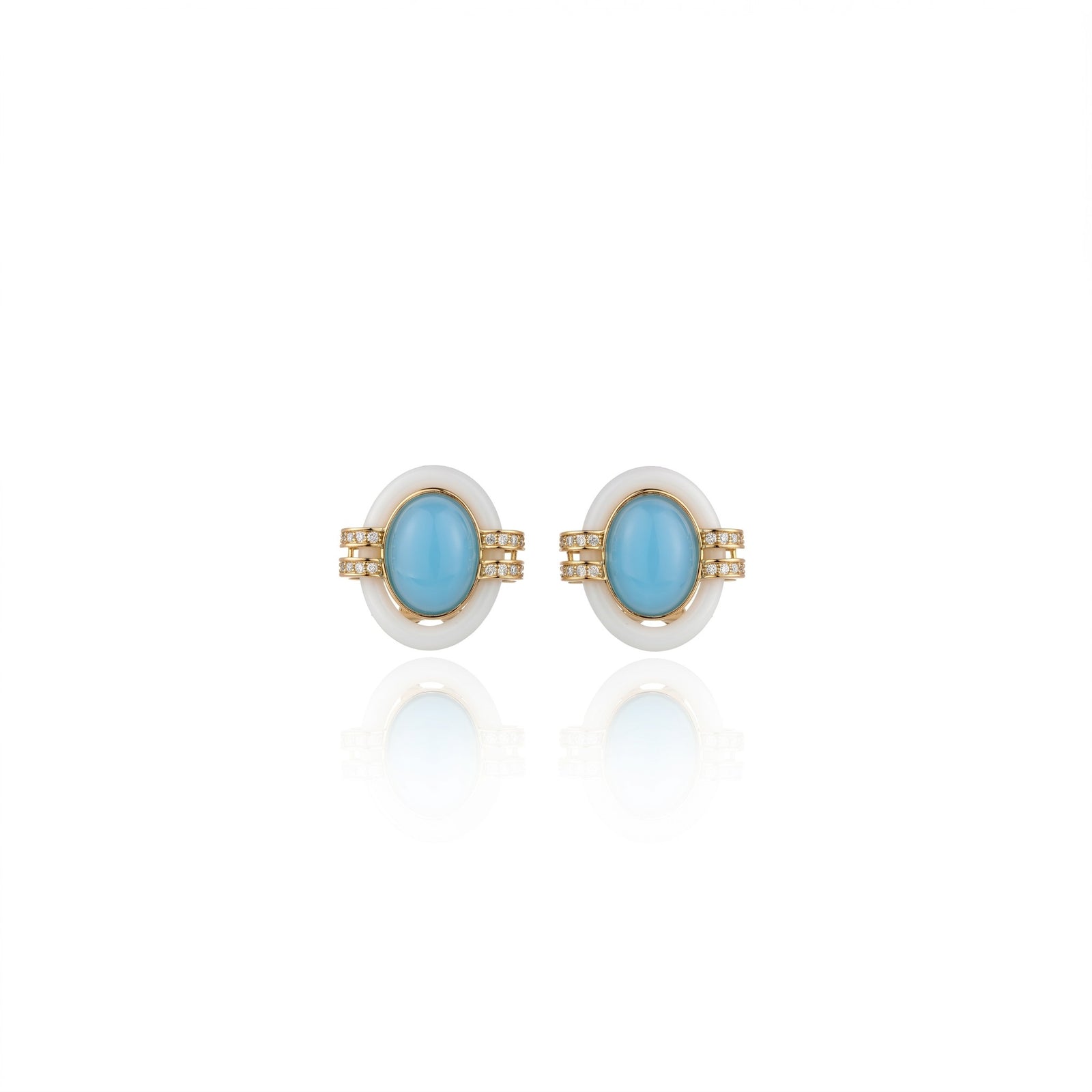 BRINCO FOGO SAGRADO TURQUESA Ouro