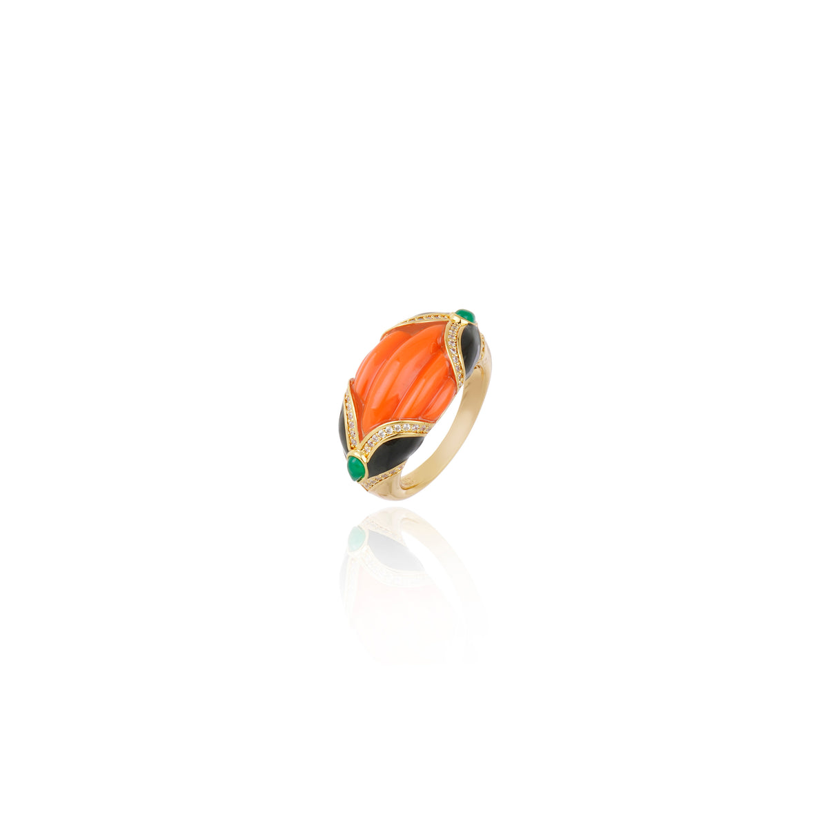 ANEL ESM ANDES CORAL Ouro