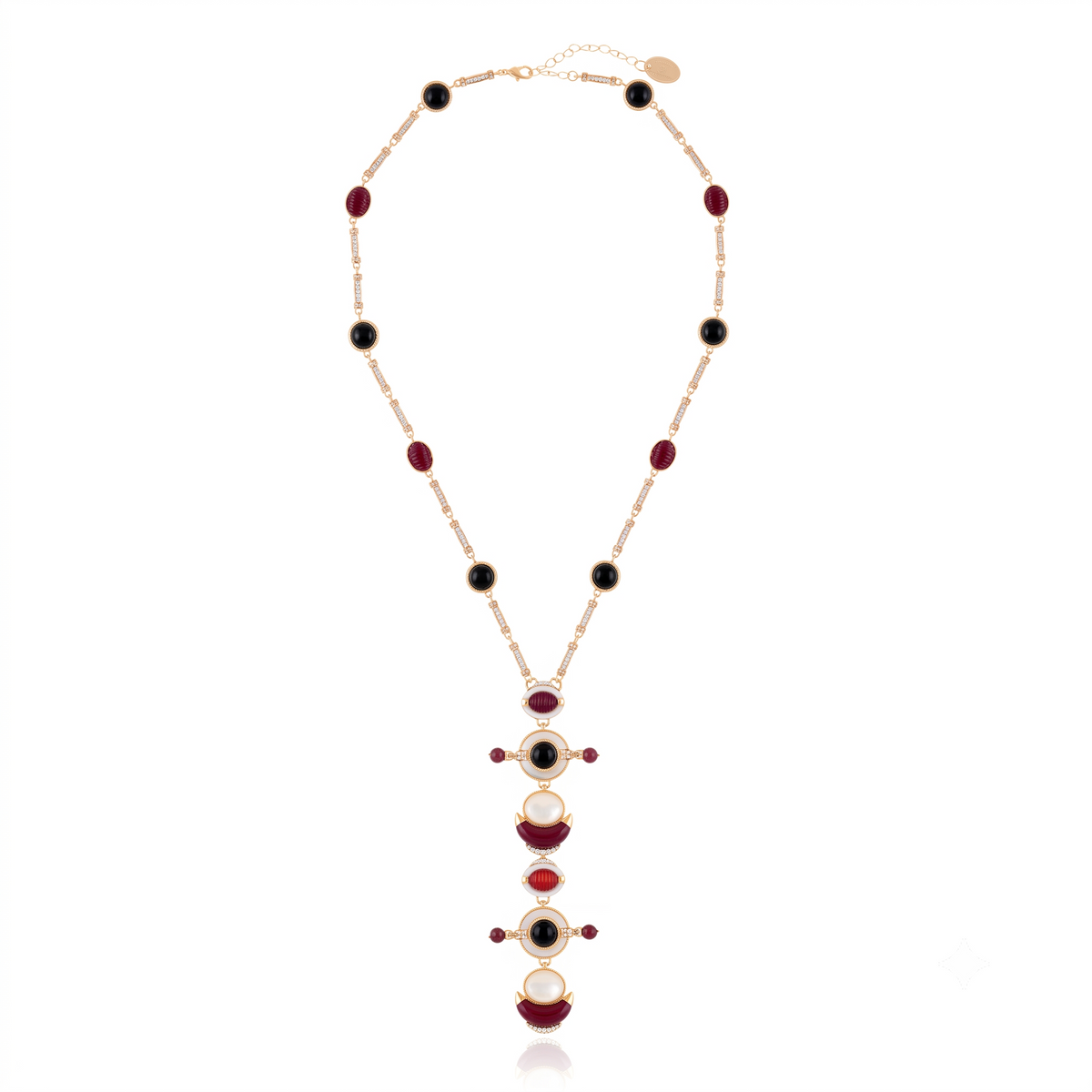 COLAR CONDOR BURGUNDY Ouro