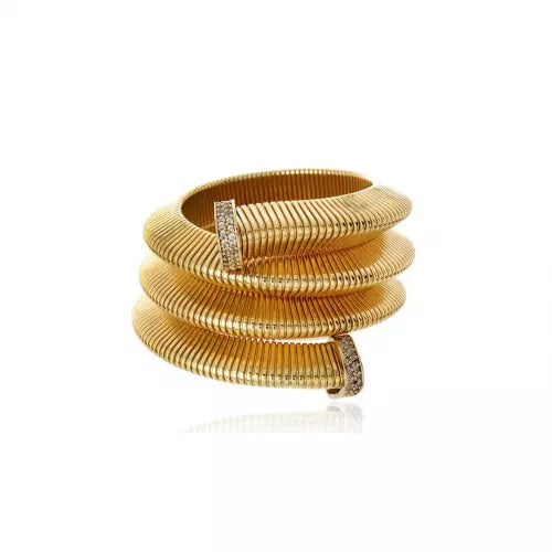 Bracelete Hemera Cuff Tubogas Ouro