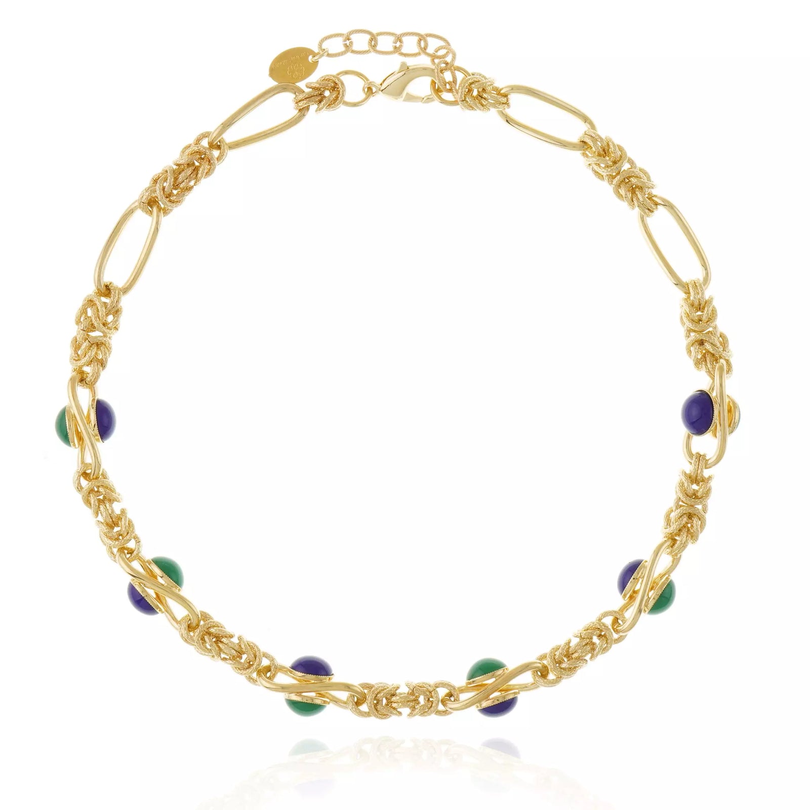 COLAR LISANZA CURTO COM GOTAS BAVENO Ouro