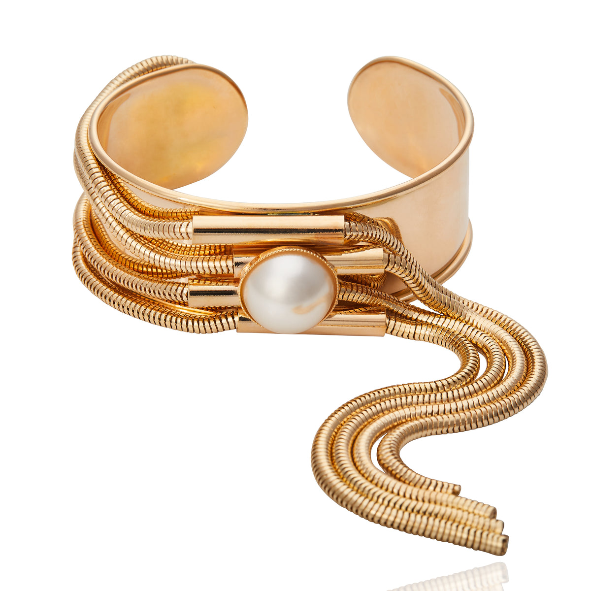 Pulseira Cambodja Perola Ouro