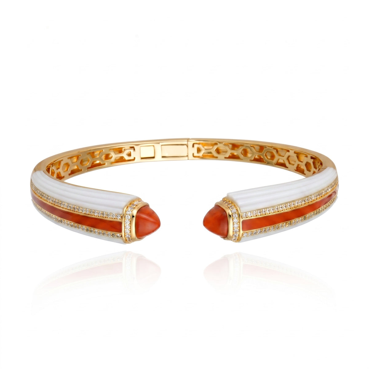 BRACELETE AYLLU CORAL Ouro