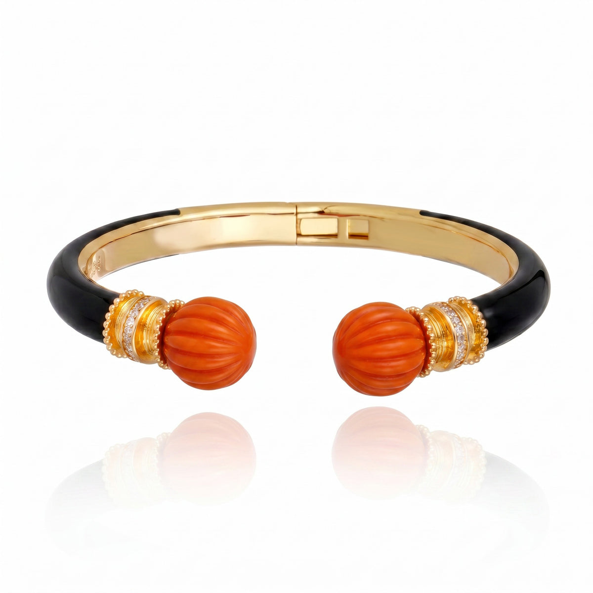 BRACELETE AMARU CORAL Ouro