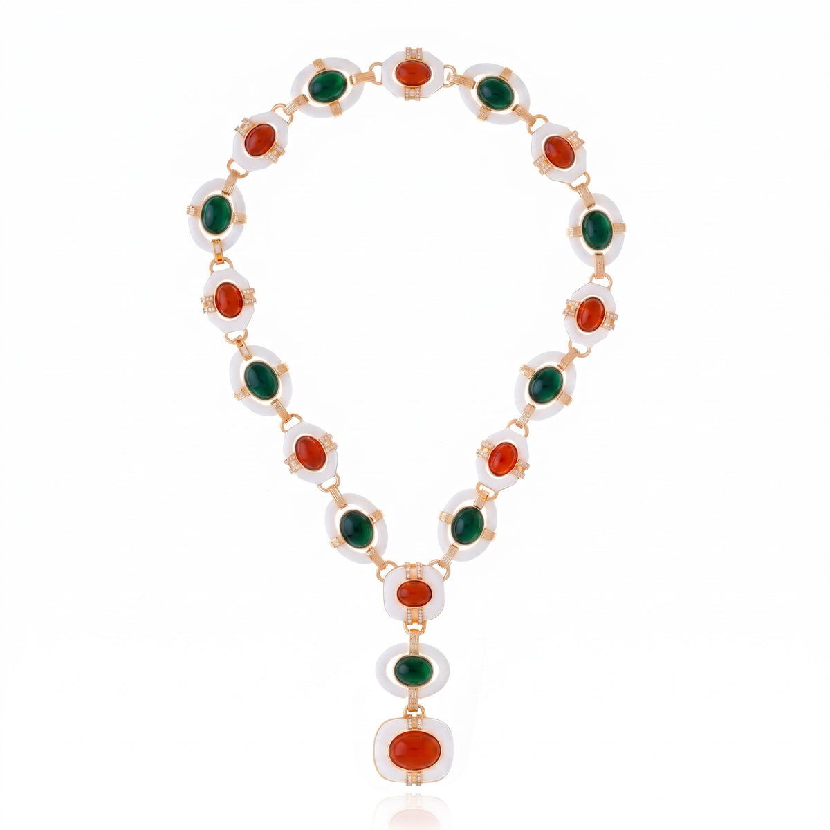 COLAR IMPERATRIZ CORAL Ouro