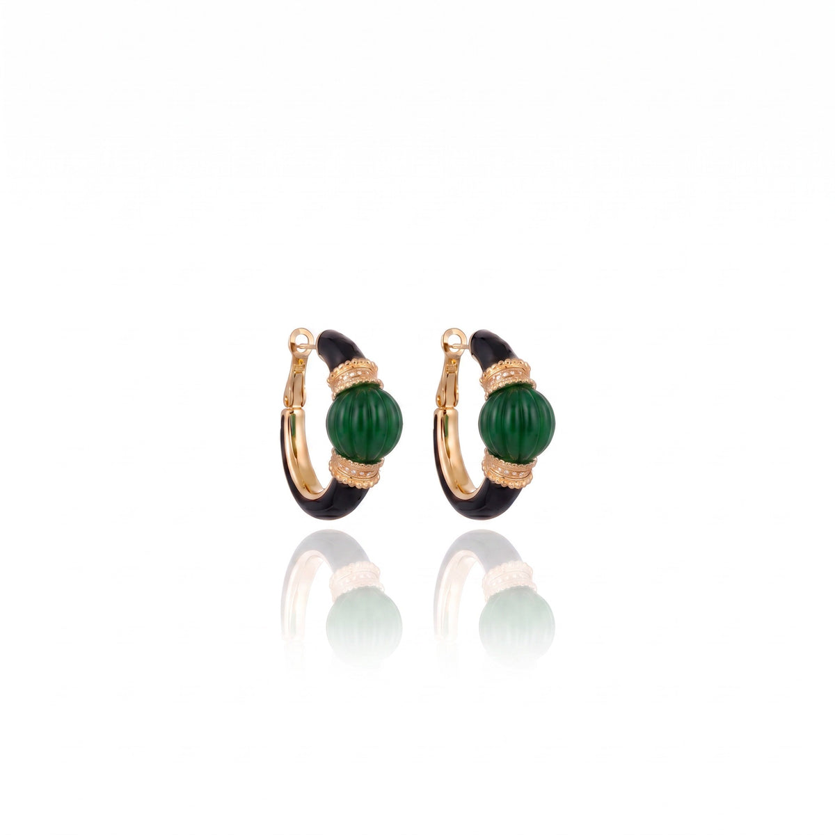 ARGOLA AMARU ESMERALDA Ouro
