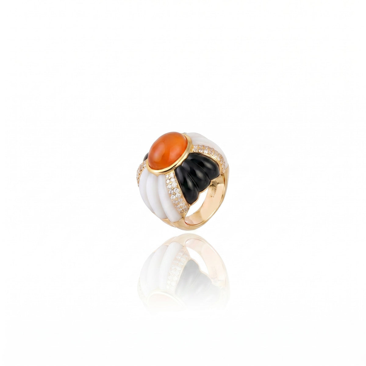 ANEL MP CORAL Ouro