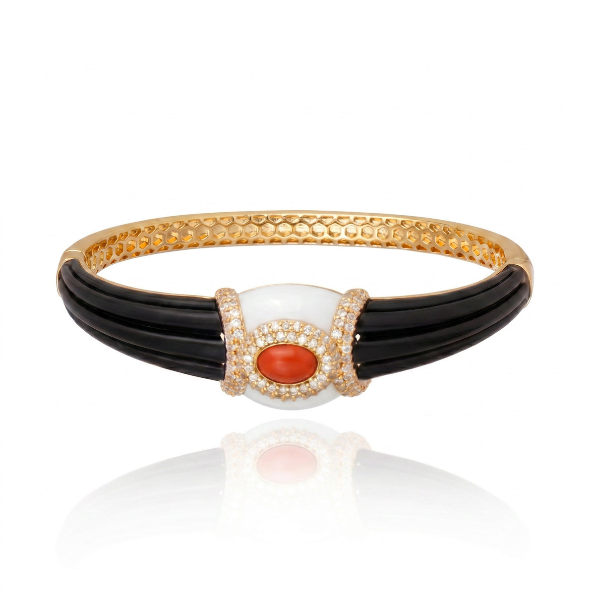 BRACELETE VALE SAGRADO PRETO Ouro