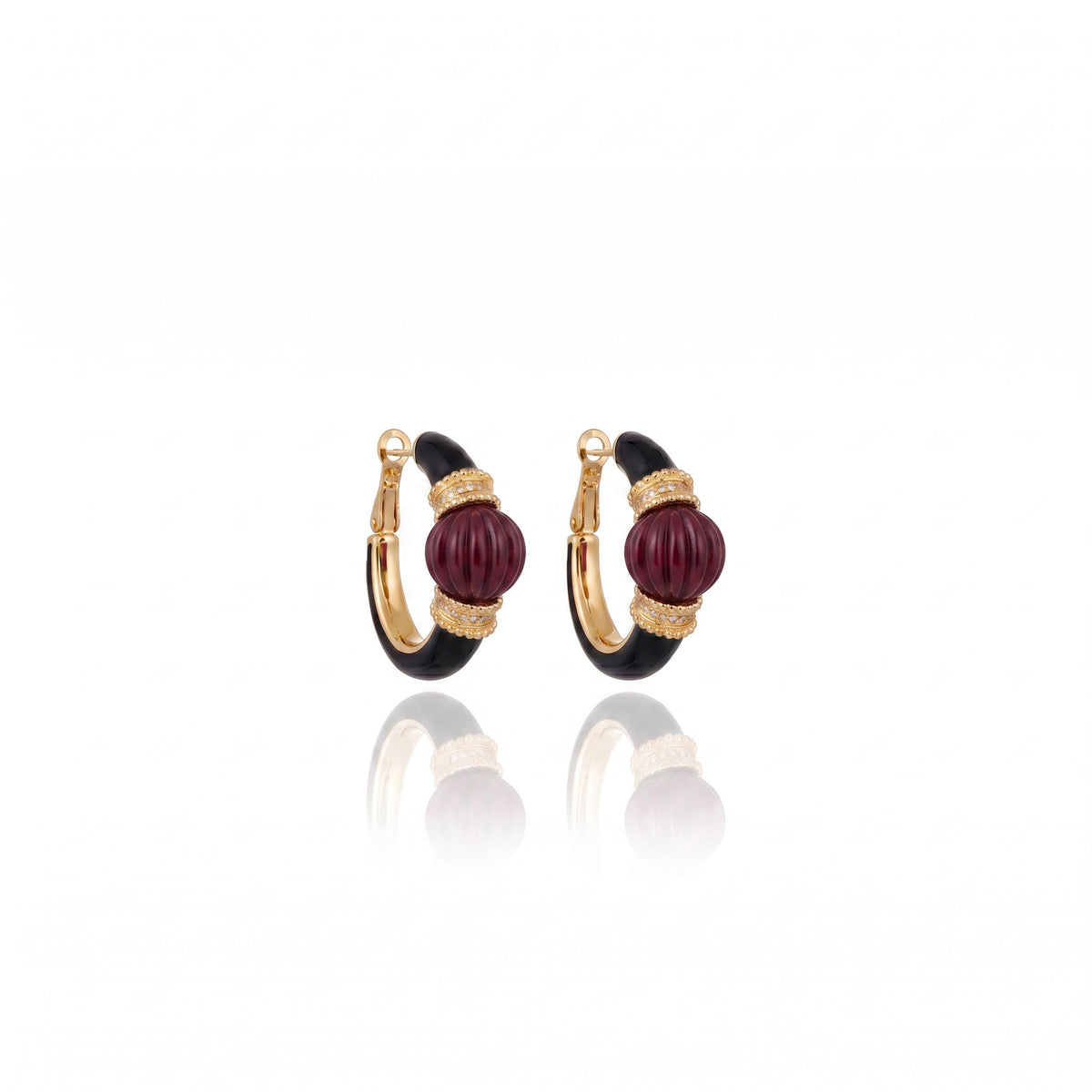 ARGOLA AMARU BURGUNDY Ouro