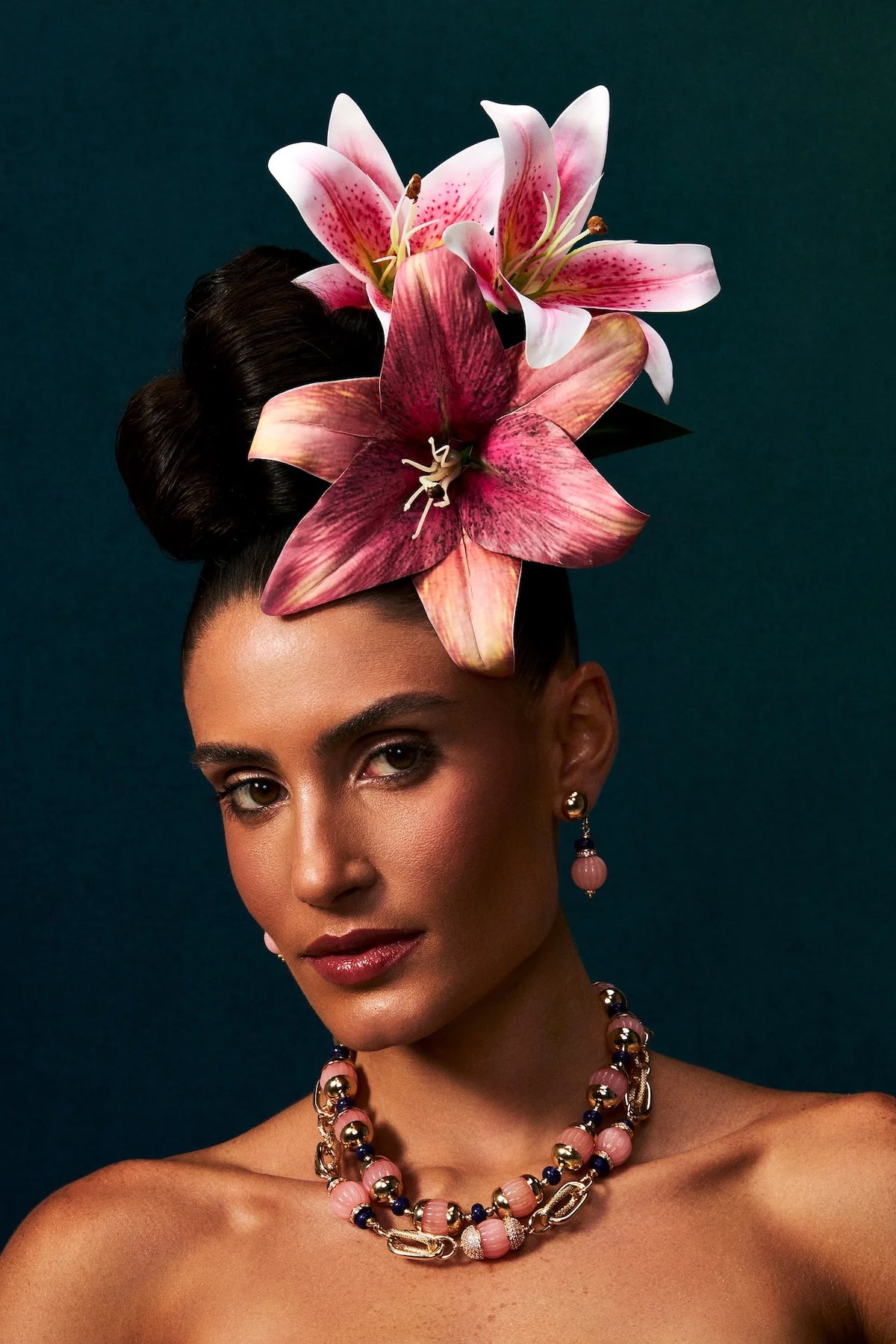 COLAR ZINA ROSA Ouro