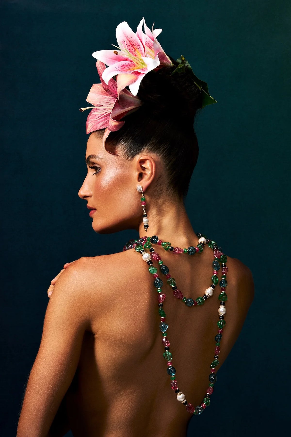 COLAR LONGO DI CAVALCANTI MULTICOLOR Ouro