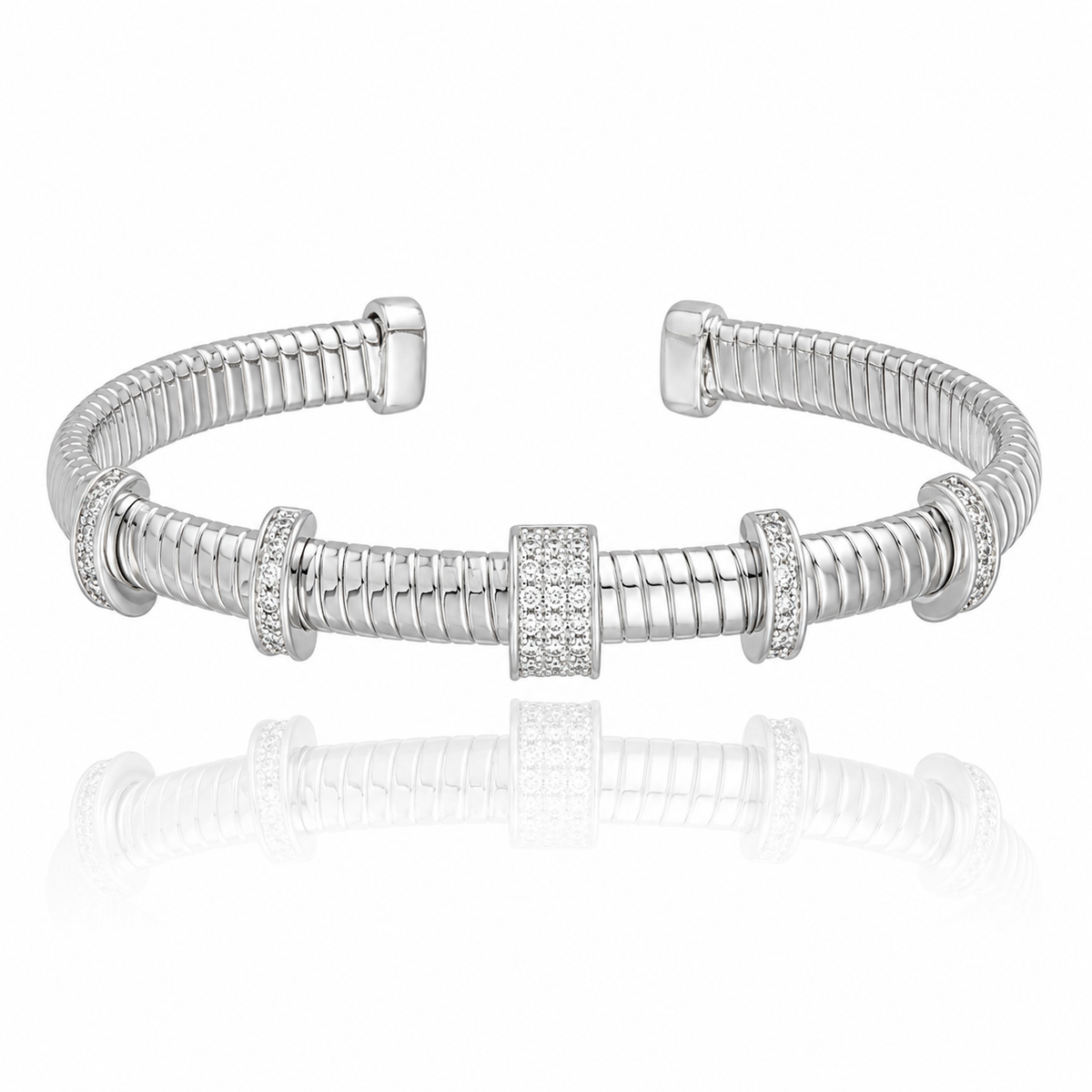 BRACELETE ENTREMEIOS LUMIERE Prata
