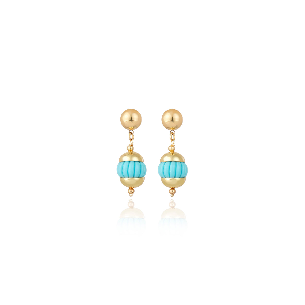 BRINCO MALFATTI TURQUESA Ouro