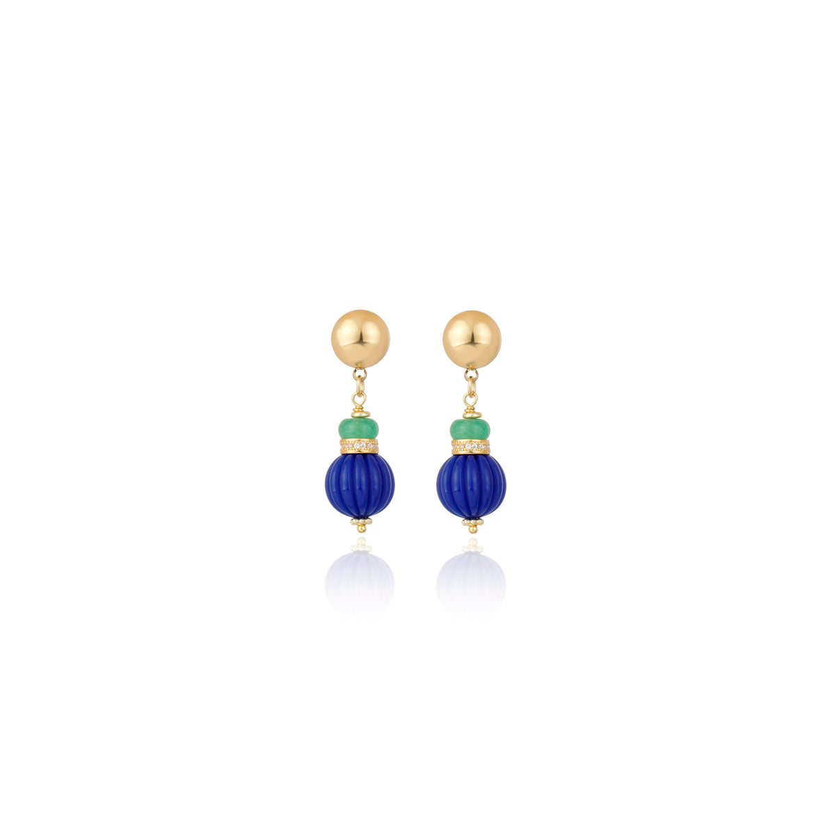 BRINCO ZINA AITA AZUL Ouro