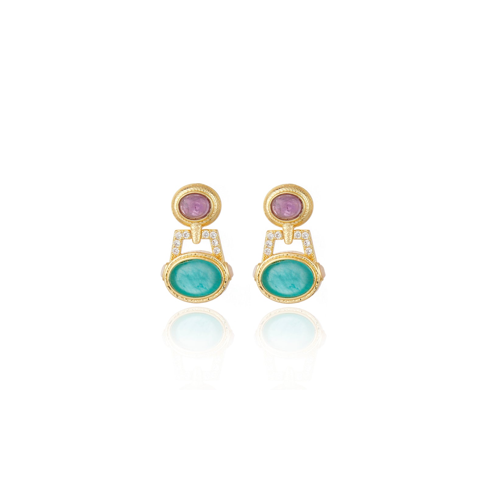 BRINCO SEGALL TURQUESA Ouro