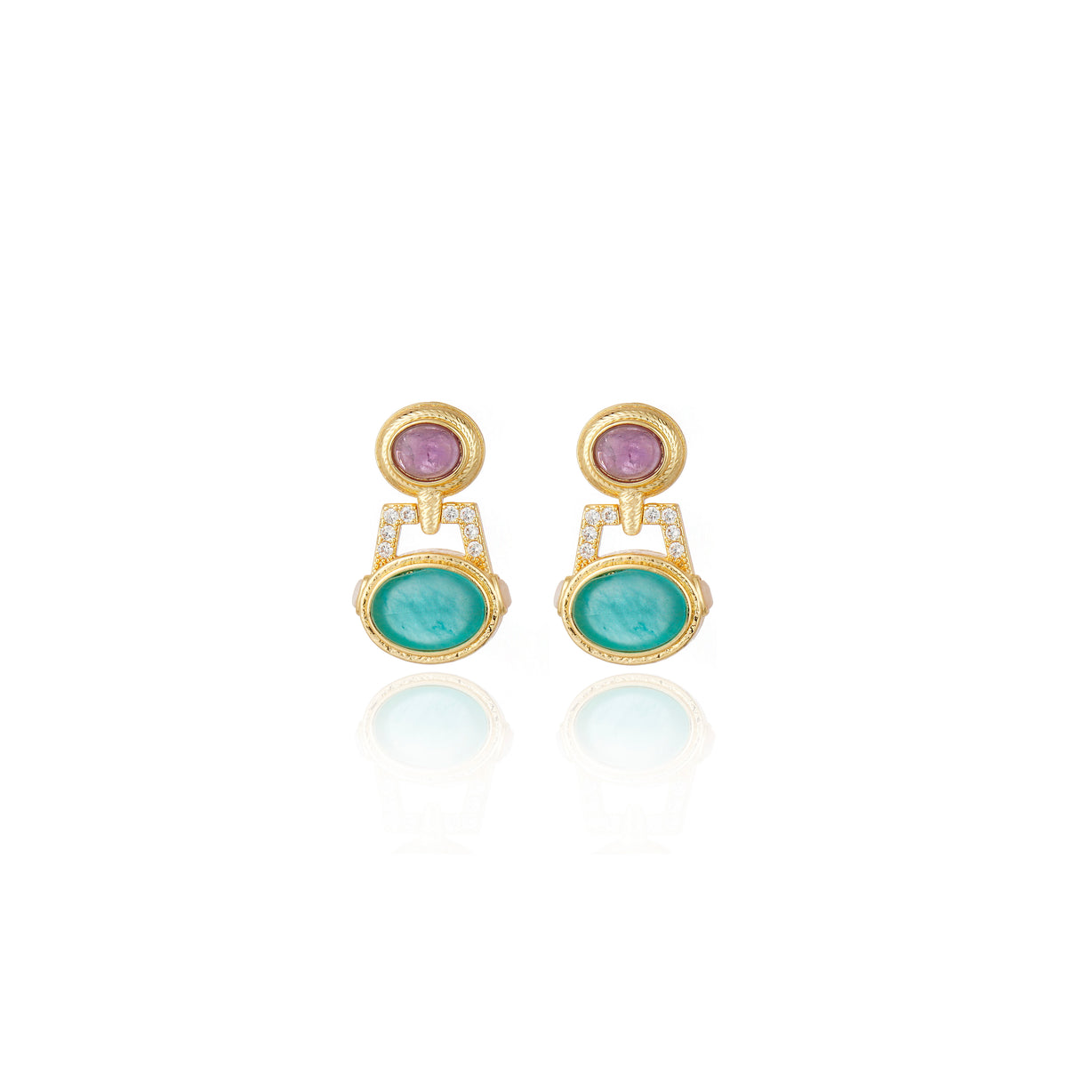 BRINCO SEGALL TURQUESA Ouro