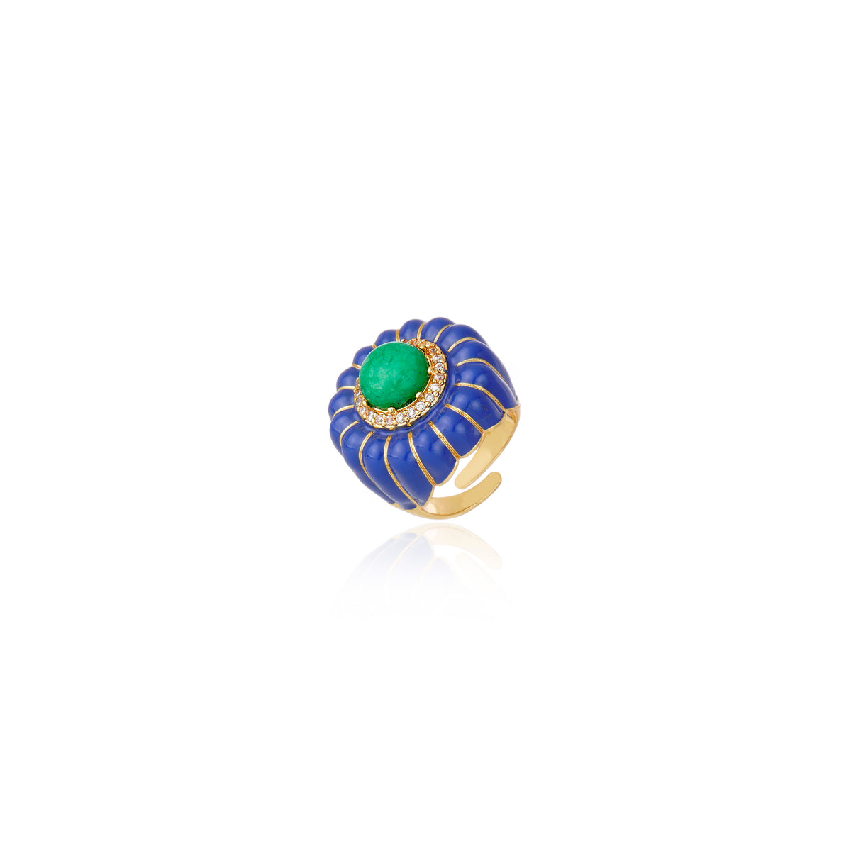 ANEL TARSILA AZUL Ouro