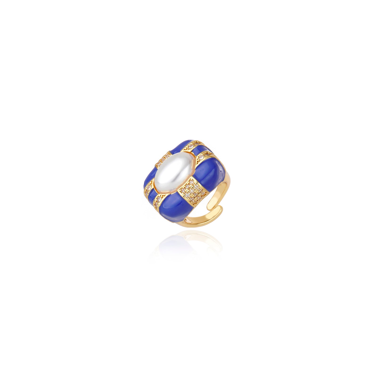 ANEL SEGALL AZUL Ouro
