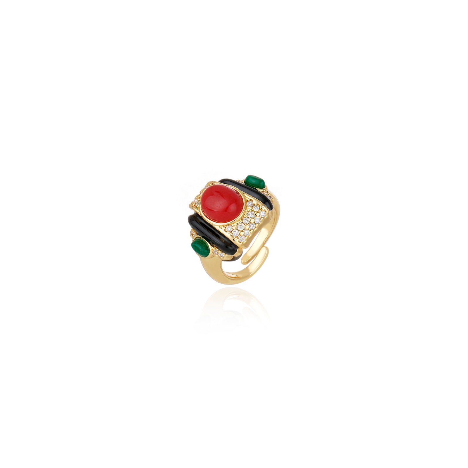 ANEL DJANIRA VERMELHO Ouro