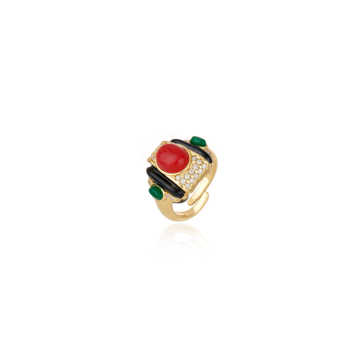 ANEL DJANIRA VERMELHO Ouro