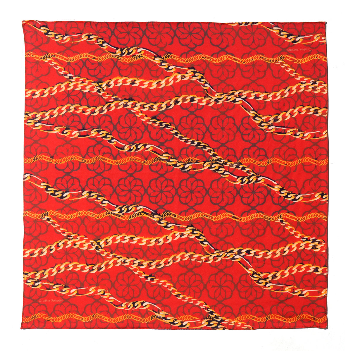 LENÇO TROPICALIA VERMELHO Vermelho