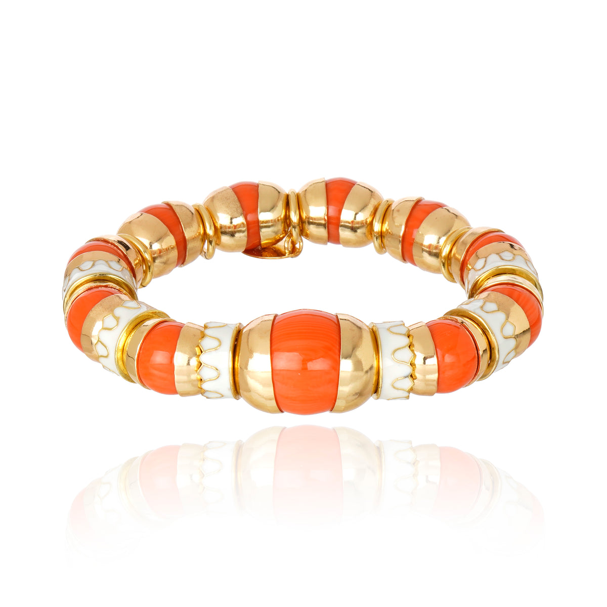 PULSEIRA YOLANDA LARANJA Ouro