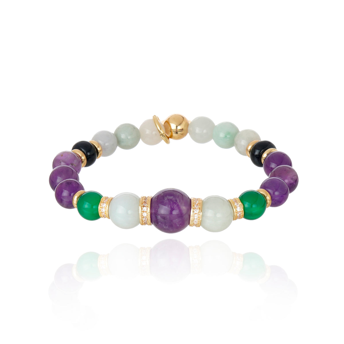 PULSEIRA PORTINARI AMETISTA Ouro