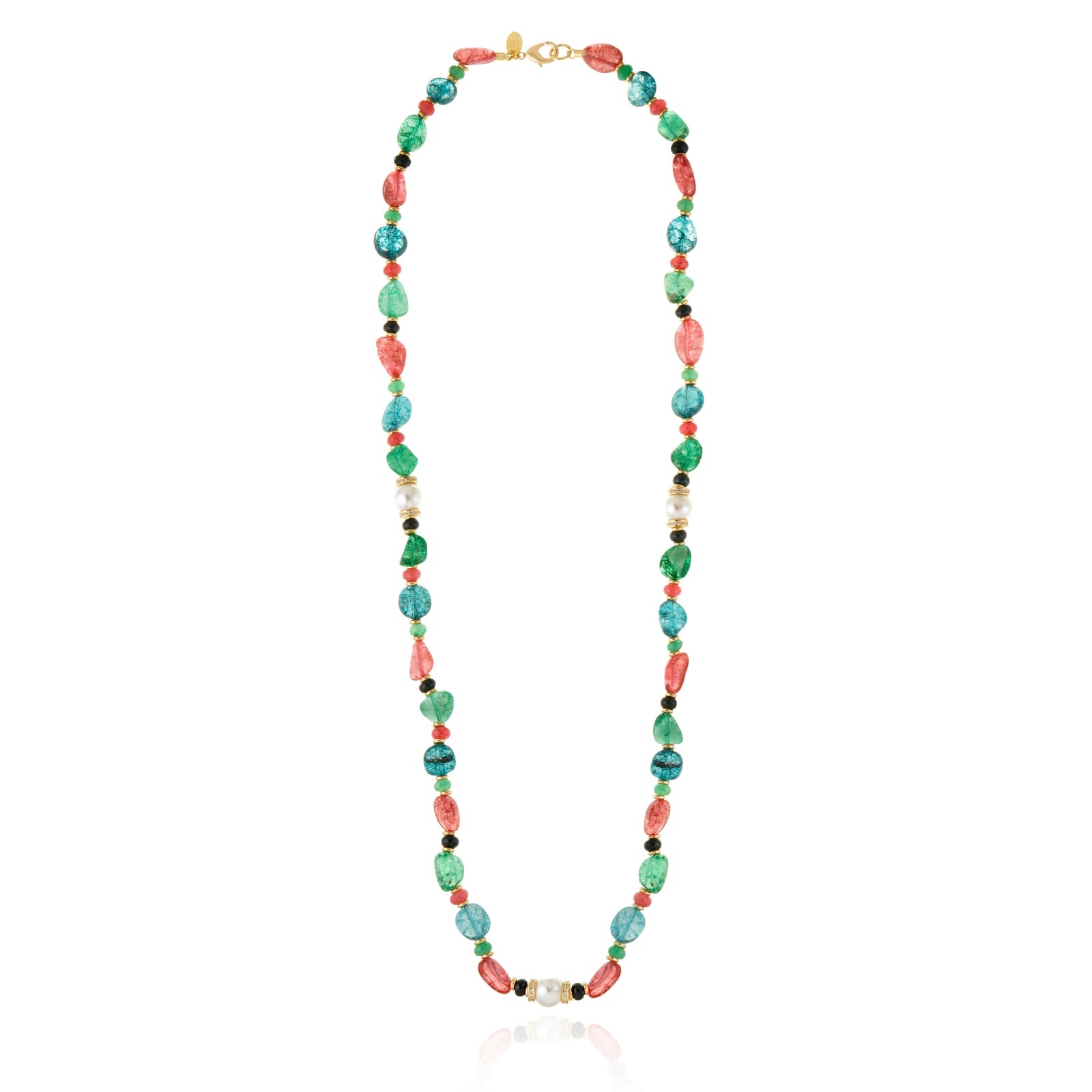 COLAR LONGO DI CAVALCANTI MULTICOLOR Ouro
