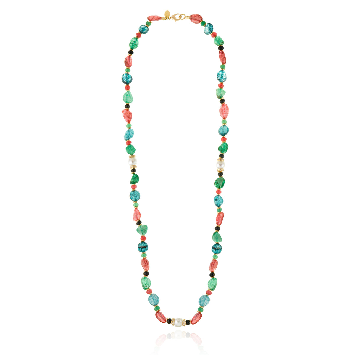 COLAR LONGO DI CAVALCANTI MULTICOLOR Ouro