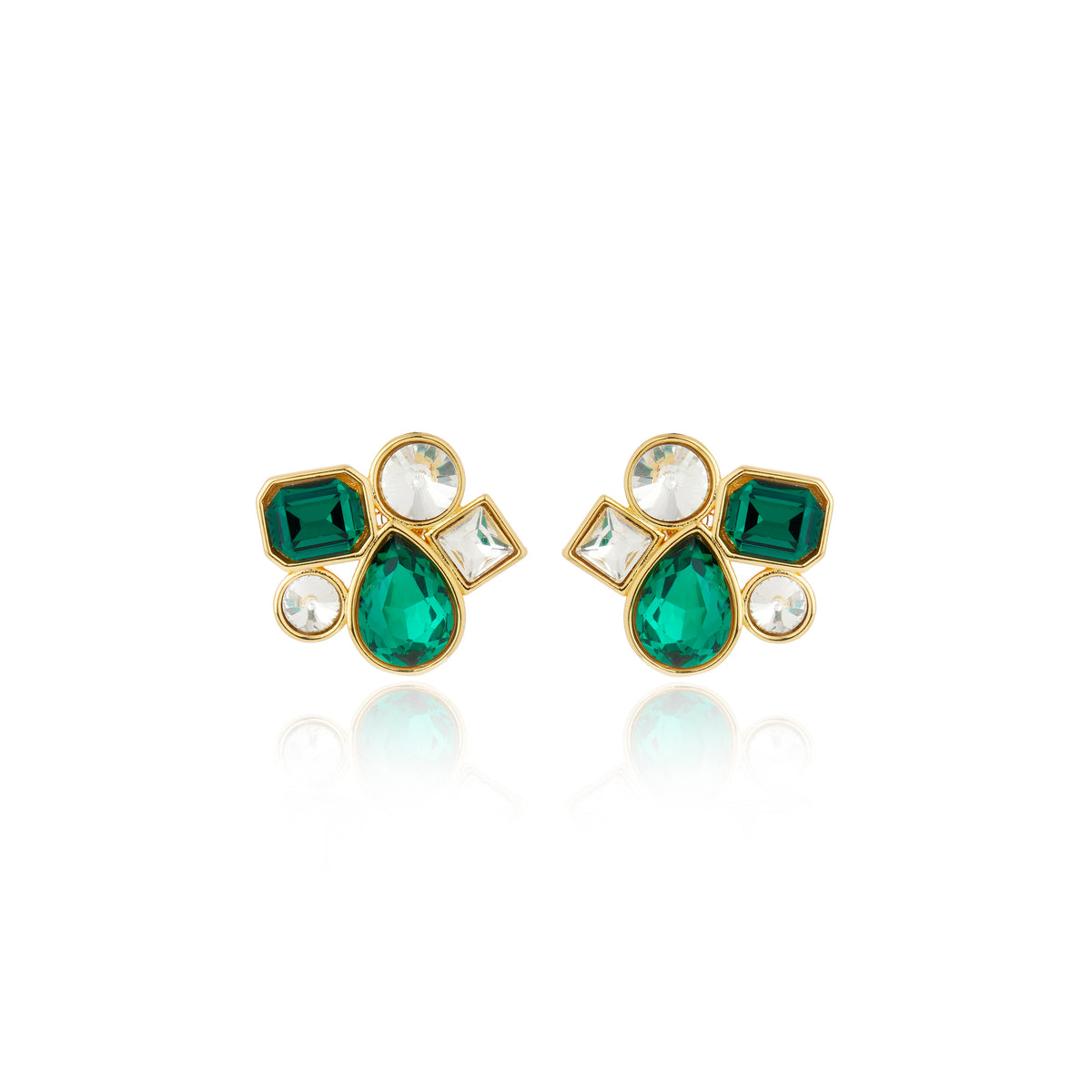 BRINCO BRILLARE GREEN LUCENZA Ouro