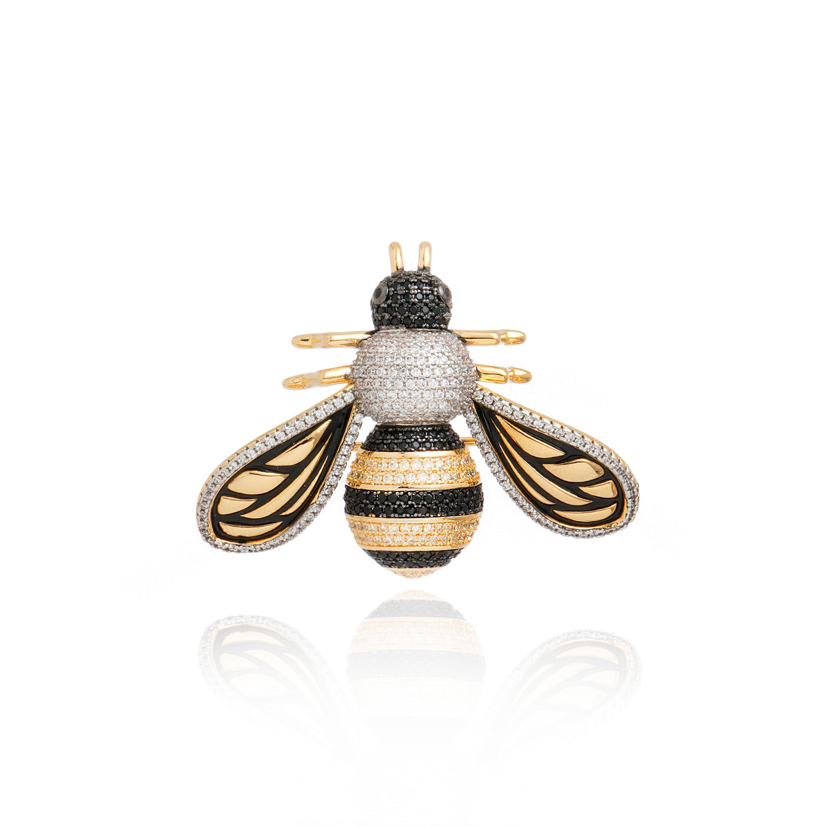 BROCHE ABELHA OURO