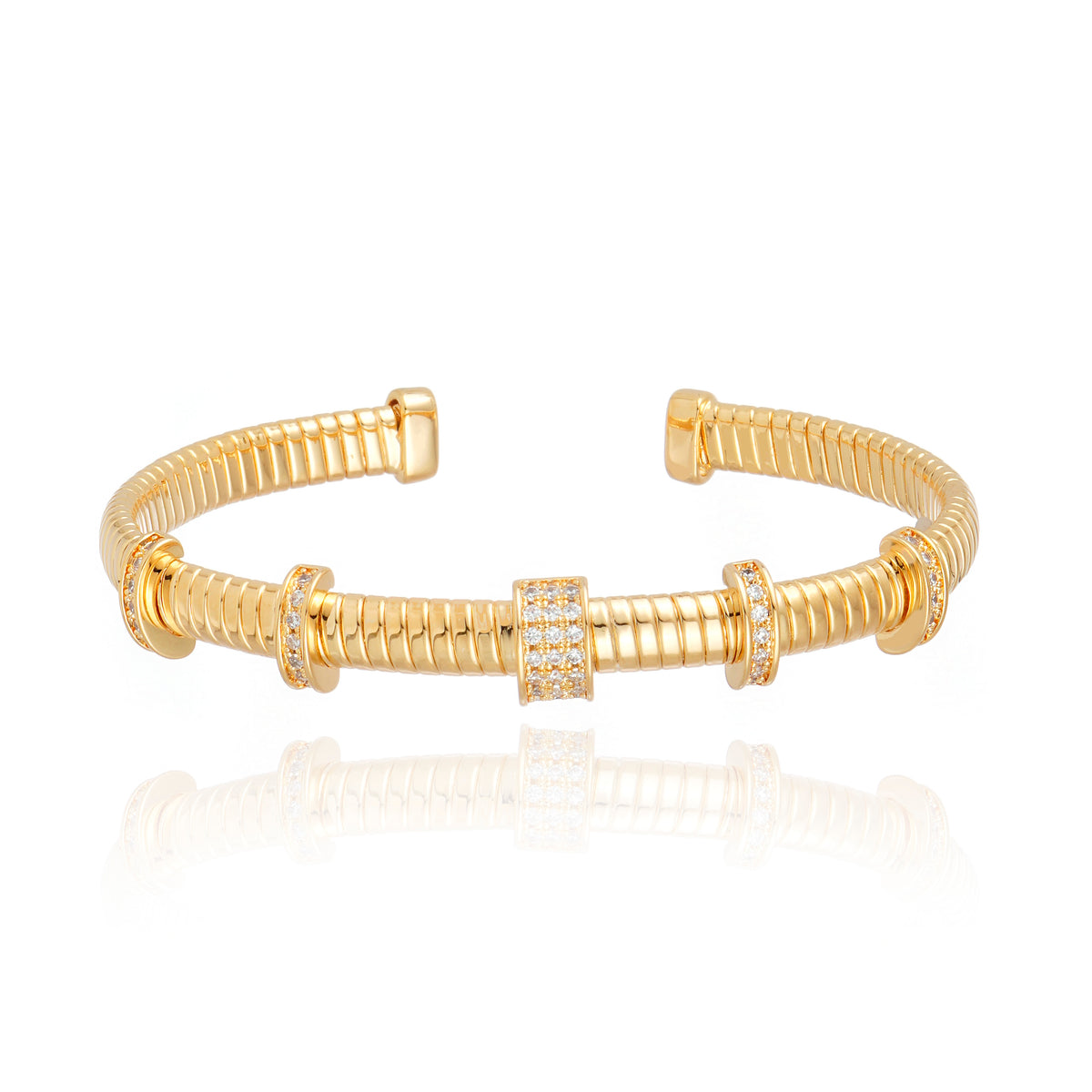 BRACELETE ENTREMEIOS LUMIERE Ouro