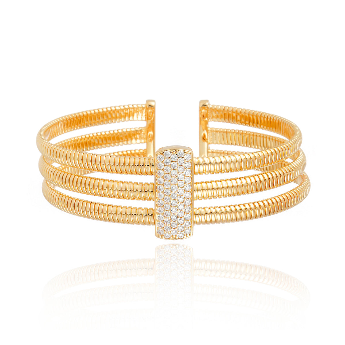 BRACELETE TRIPLO LUMIERE Ouro
