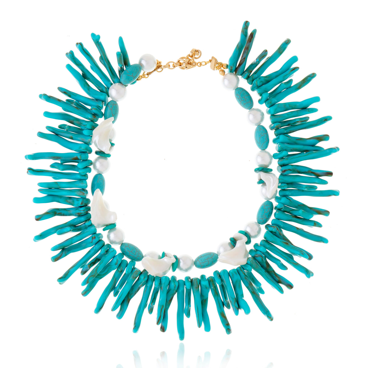 COLAR GAIVOTA AZUL Ouro