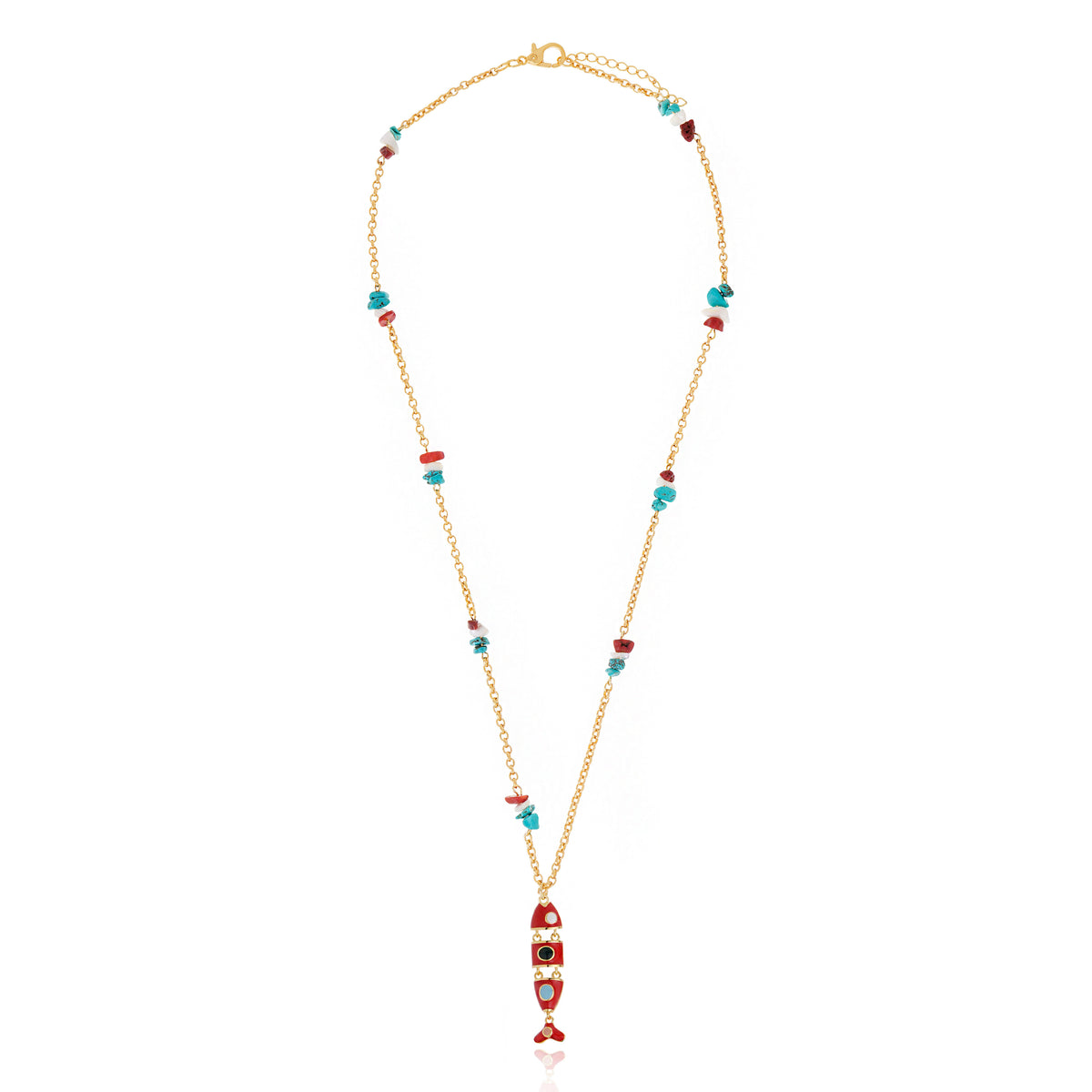COLAR JUQUEHY VERMELHO Ouro