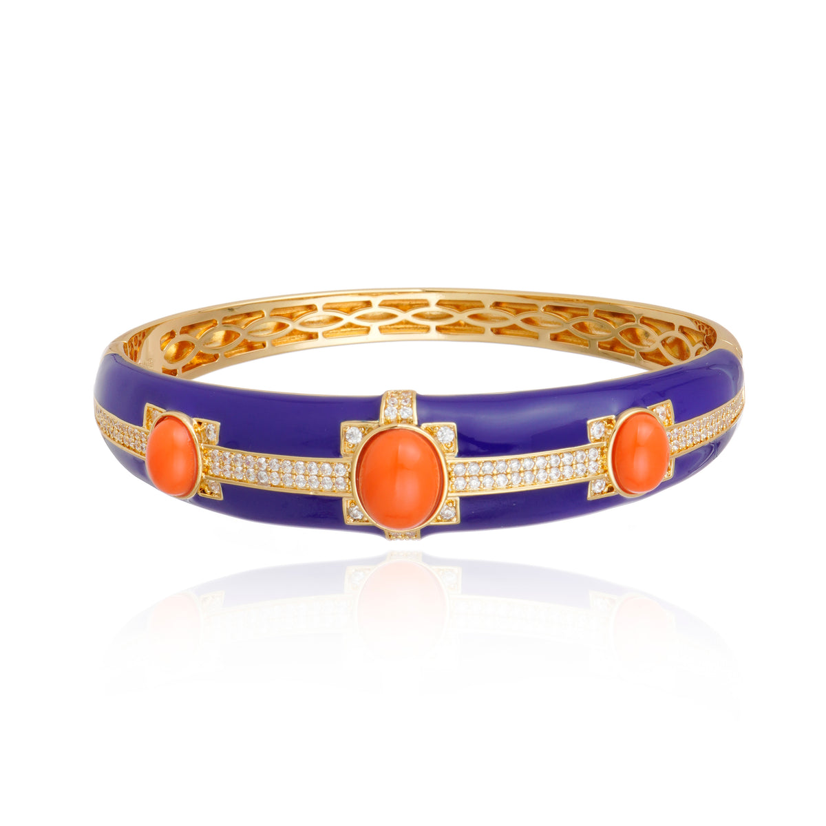 BRACELETE IMPERATRIZ AZUL Ouro