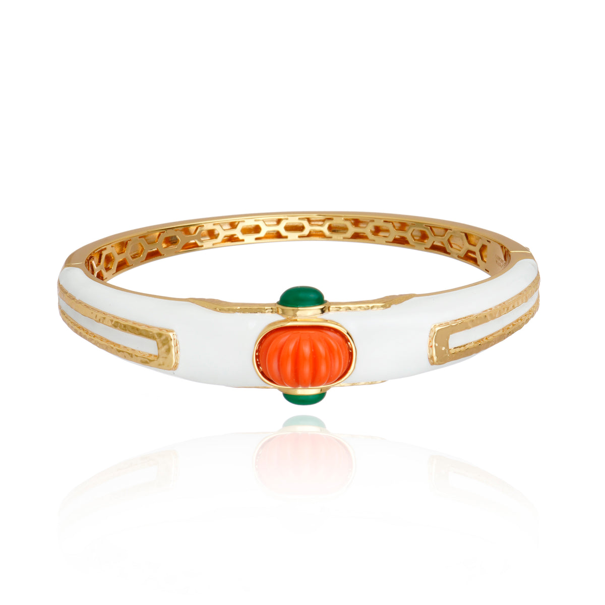BRACELETE AGUAS CALIENTES BRANCO Ouro