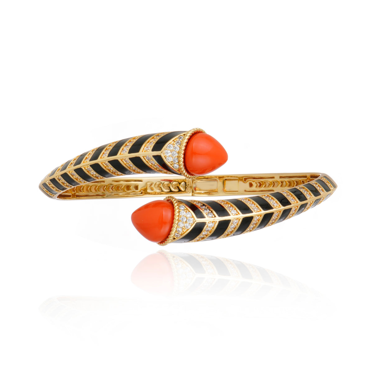 BRACELETE TESOURO REAL CORAL Ouro