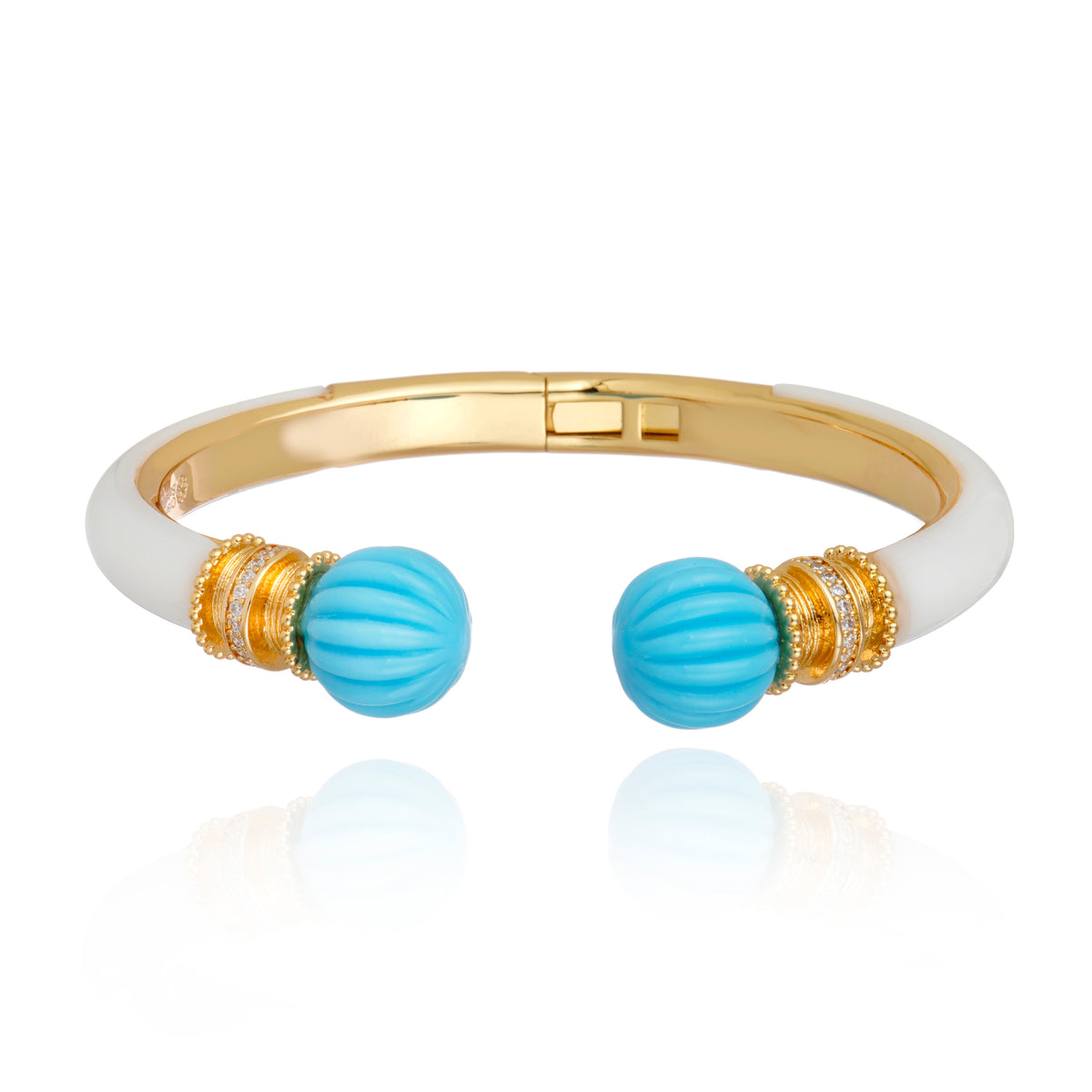 BRACELETE AMARU TURQUESA Ouro