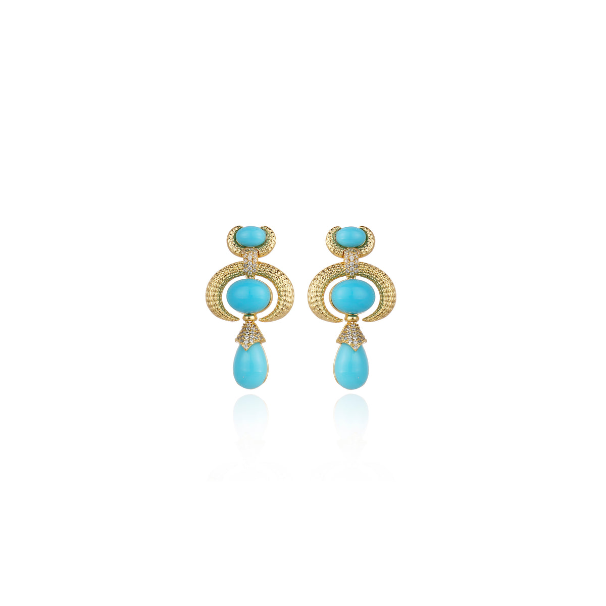 BRINCO VALE SAGRADO TURQUESA Ouro