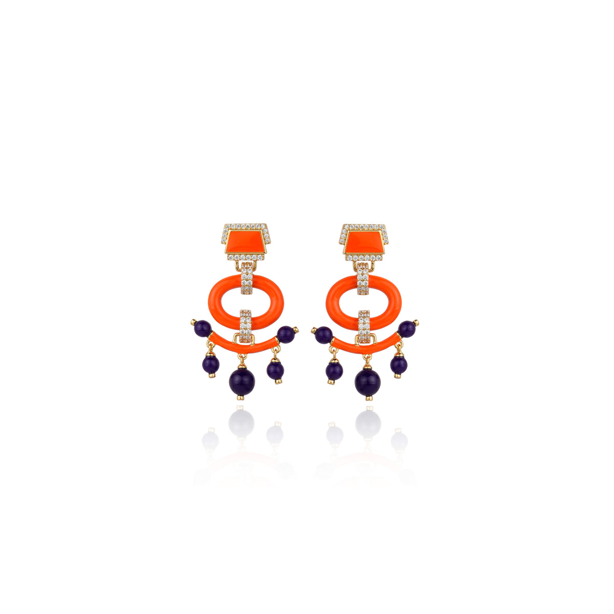 BRINCO IMPERATRIZ AZUL Ouro