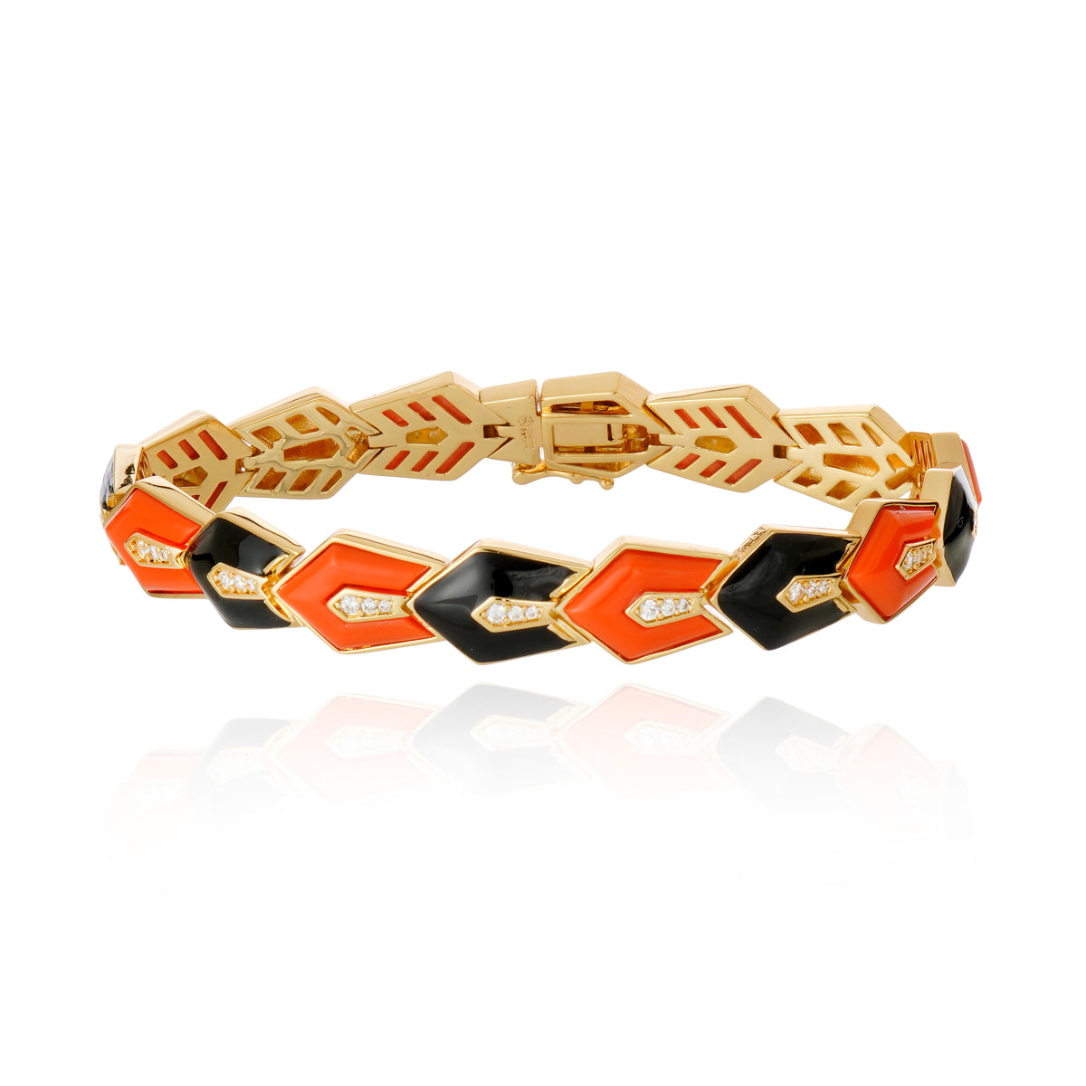 PULSEIRA HERANÇA SOLAR CORAL Ouro