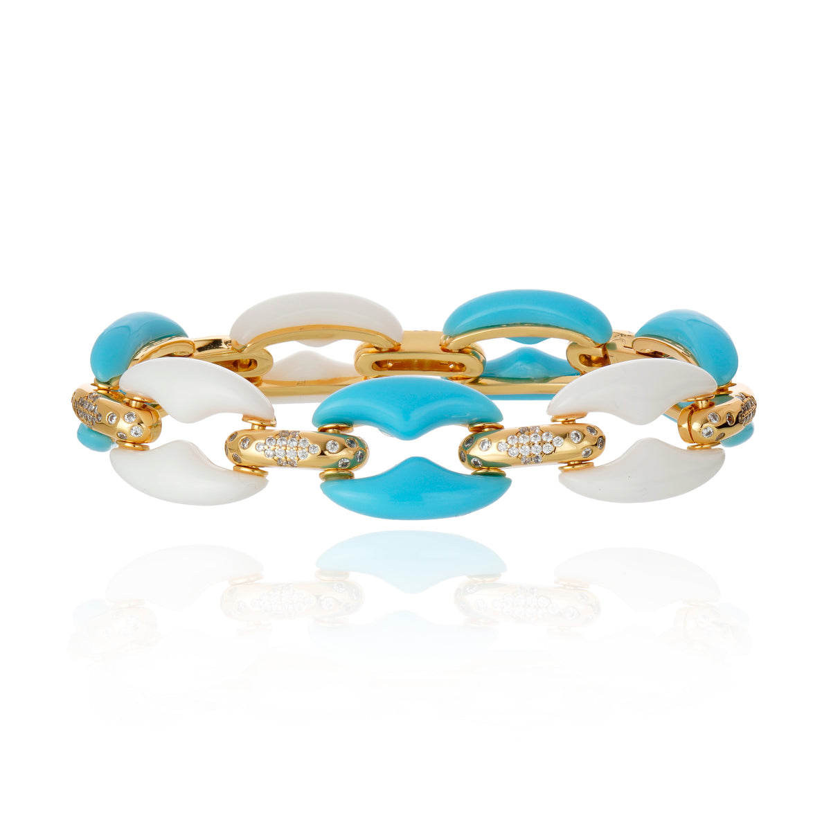 PULSEIRA QORI TURQUESA Ouro